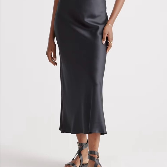 QUINCE 100% Silk Maxi Skirt - Picture 2 of 5